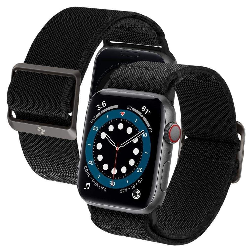 Spigen Fit Lite Kellonranneke Apple Watch 38/40/41mm - Musta