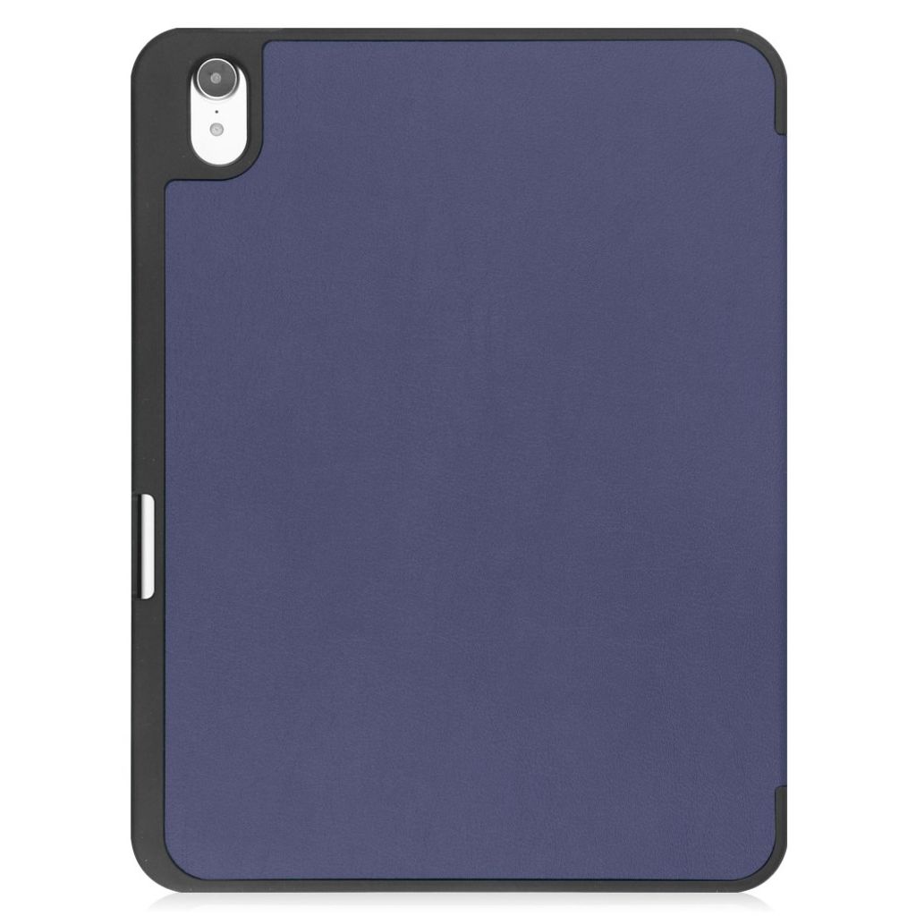 iPad A16 11" 2025/10.9" 2024 Tri-fold flip cover i PU-læder med holder til styluspen - Blå