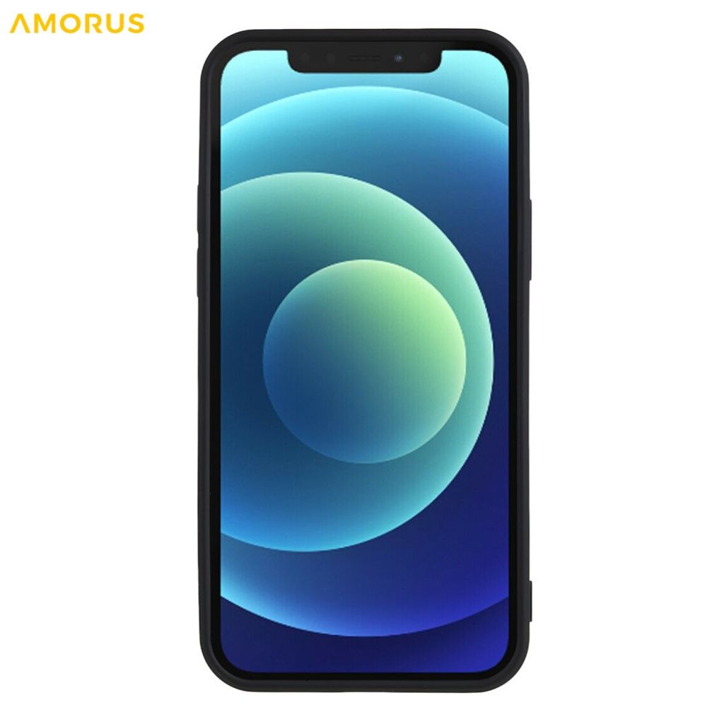 AMORUS iPhone 12 TPU Skal - Svart