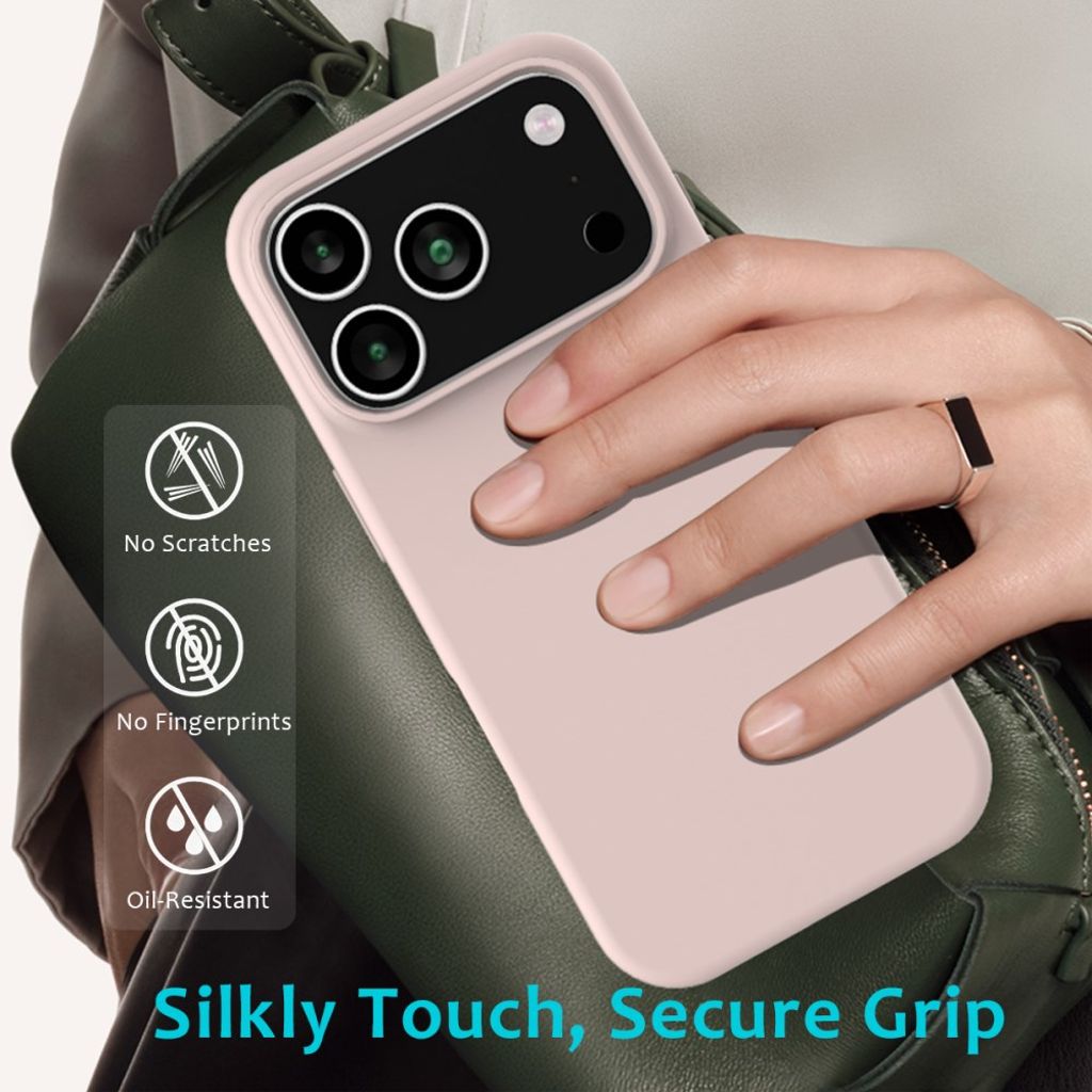 iPhone 17 Pro Max Silicone Phone Case - Pink