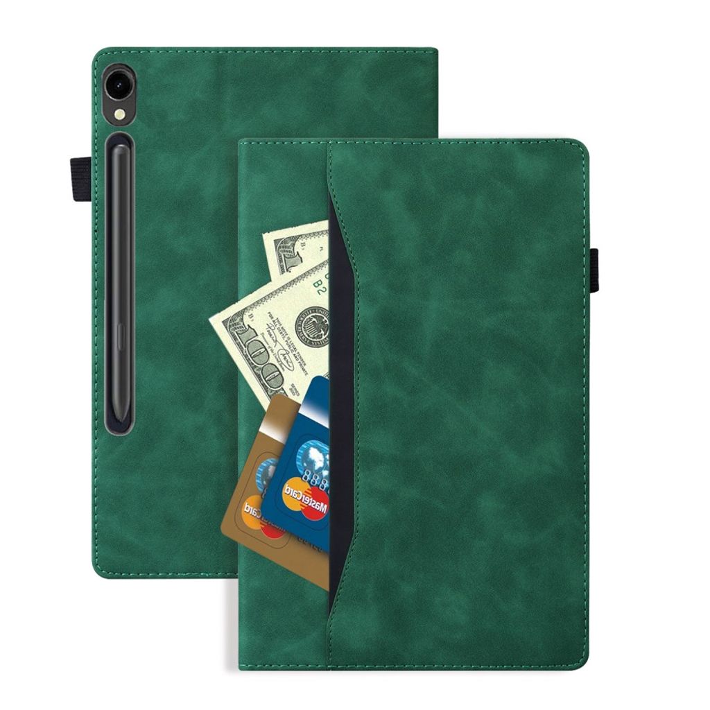 Samsung Galaxy Tab S10 FE Plus Cover with Card Slot - Green