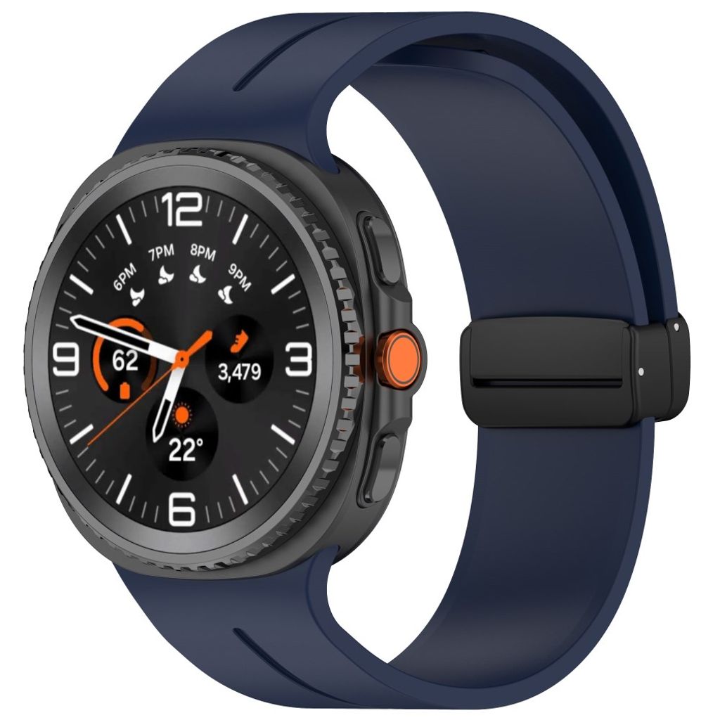 Samsung Galaxy Watch8 44 mm Kellonranneke, Silikoni - sininen
