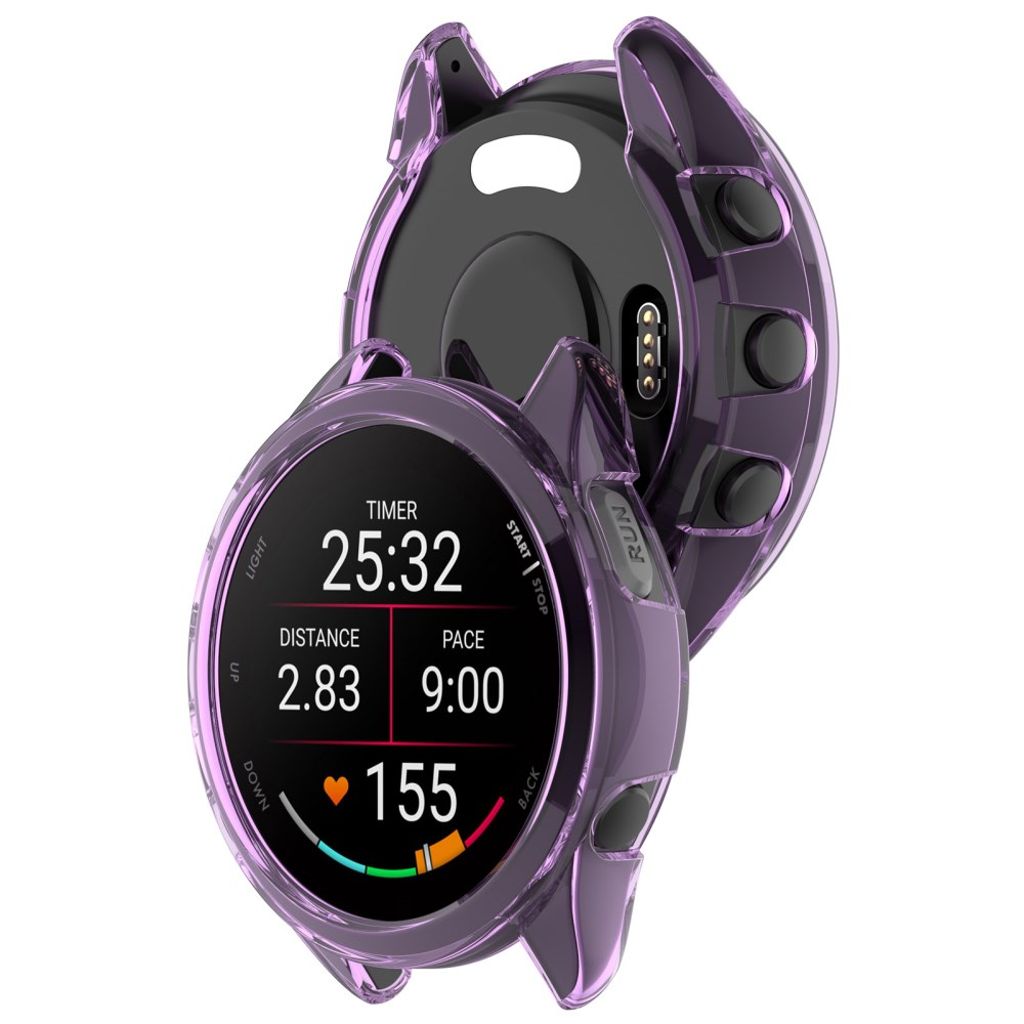 Garmin Forerunner 165/165 Music TPU-cover - Gennemsigtig Lilla