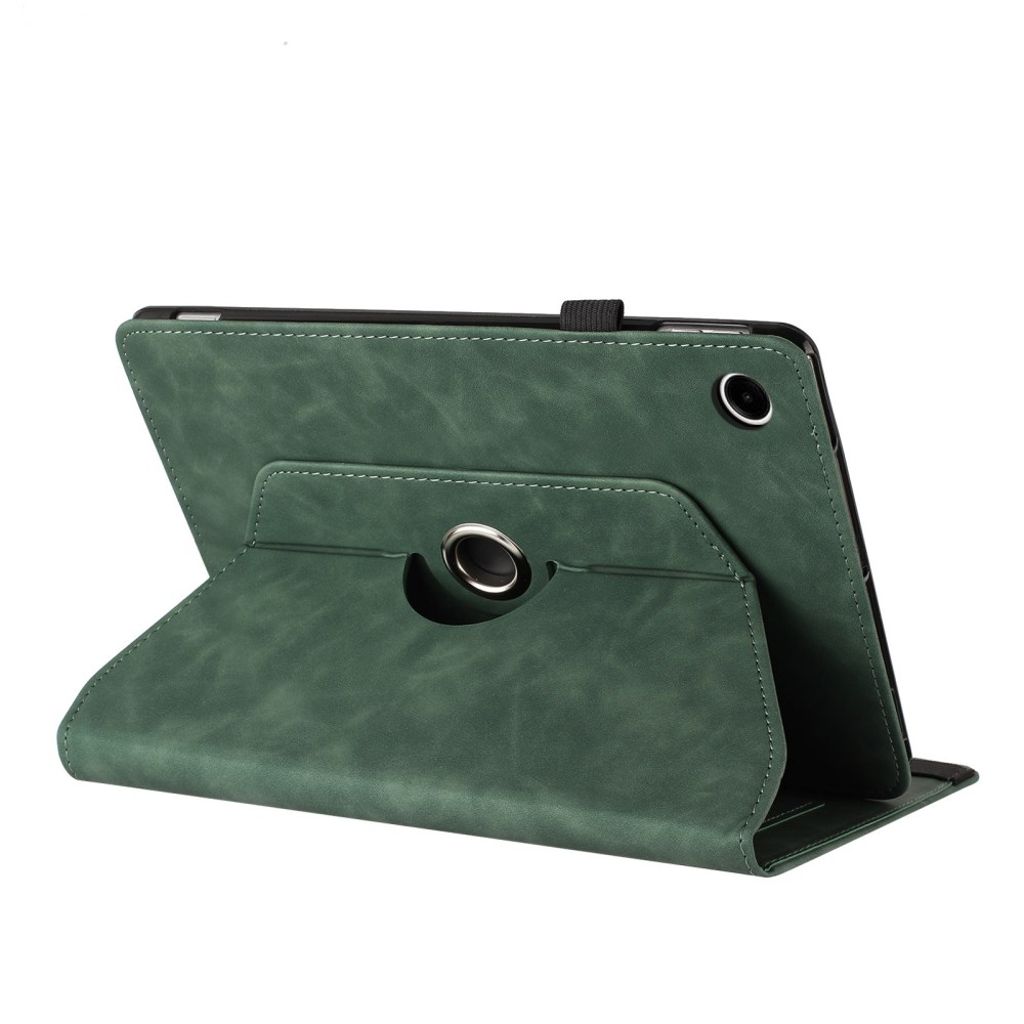 Samsung Galaxy Tab A11 / A9 Etui i PU-skinn - grønn