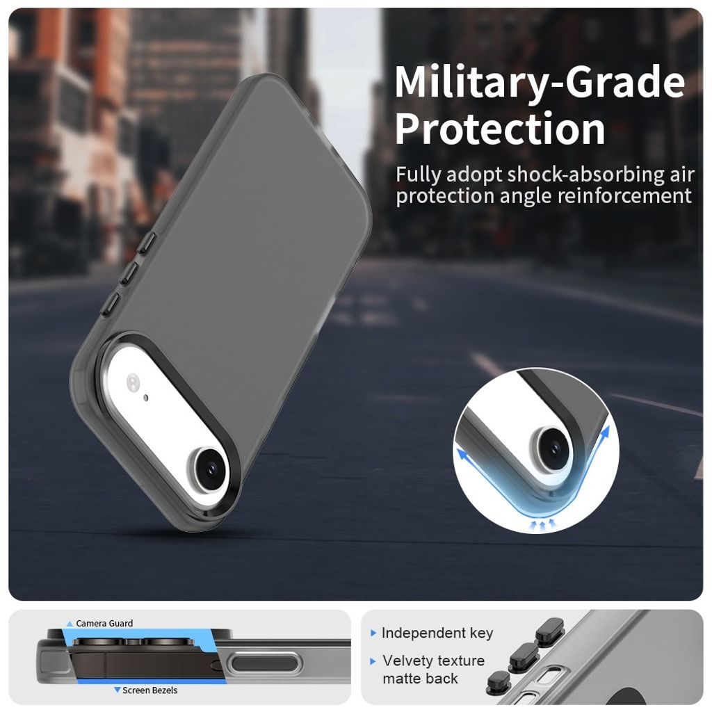 iPhone 17 Air Kuori - Musta