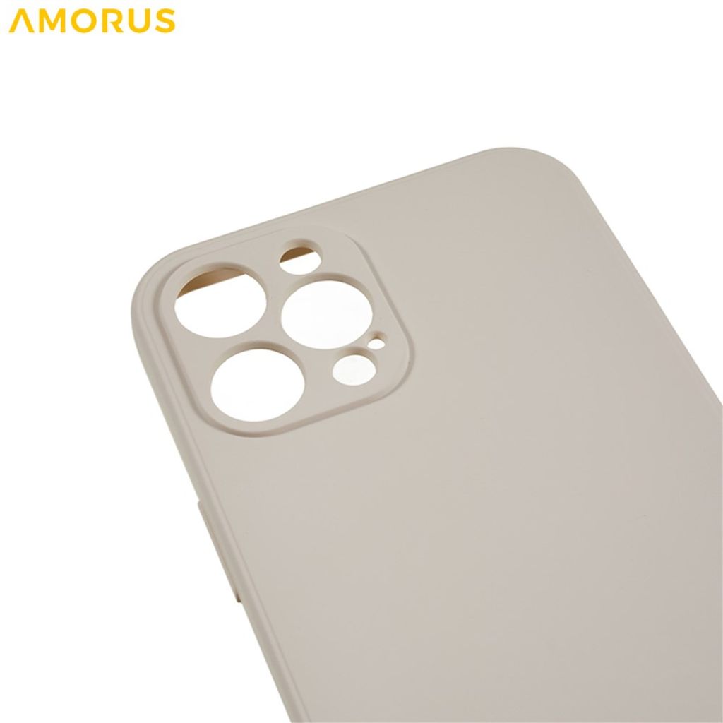 AMORUS iPhone 12 Pro Max TPU Cover - Hvid