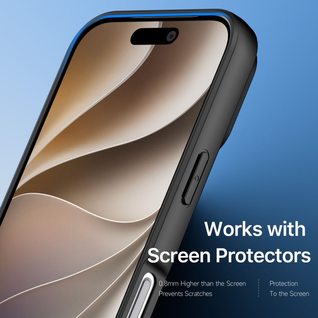 DUX DUCIS iPhone 17 Pro Max/iPhone 18 Pro Max kuori - musta/läpinäkyvä