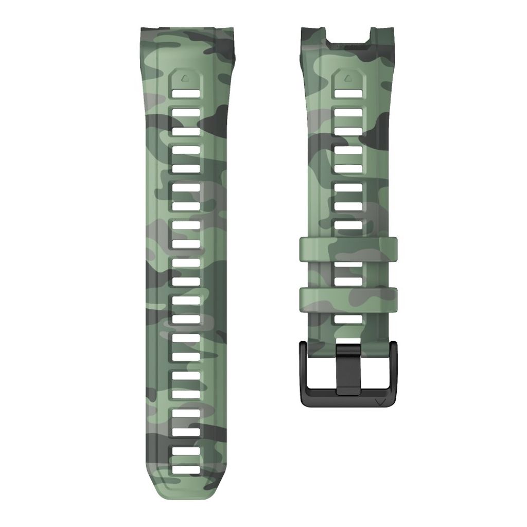 Garmin Instinct 3 45mm Watch Strap with Camouflage print - Green
