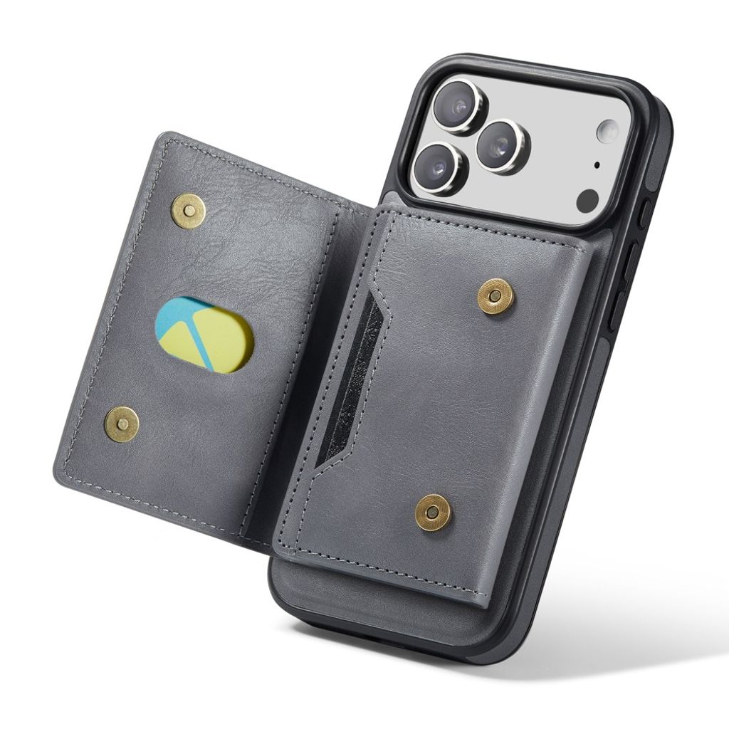 MAGKING iPhone 18 Pro Max/17 Pro Max MagSafe Kuori irrotettavalla lompakolla - Harmaa