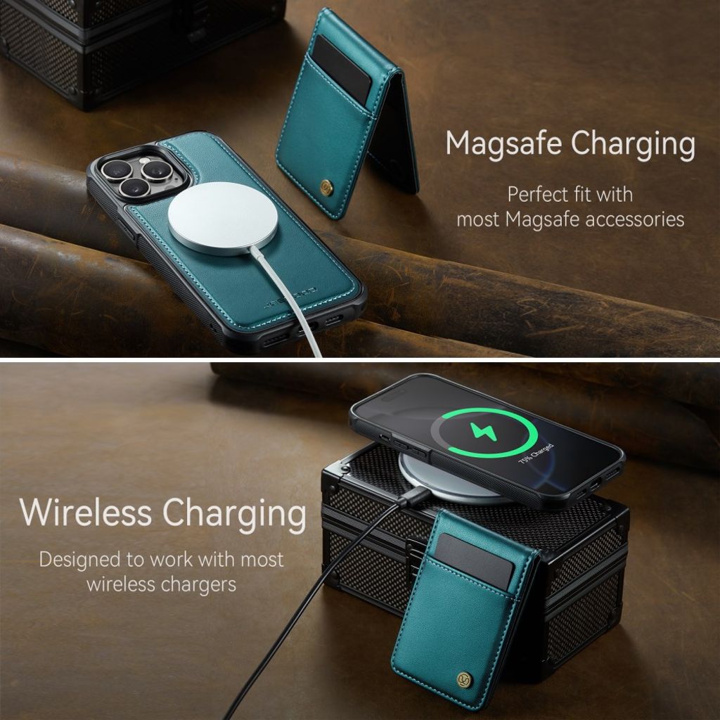 JEEHOOD iPhone 12 Pro Max Cover med MagSafe - Blå