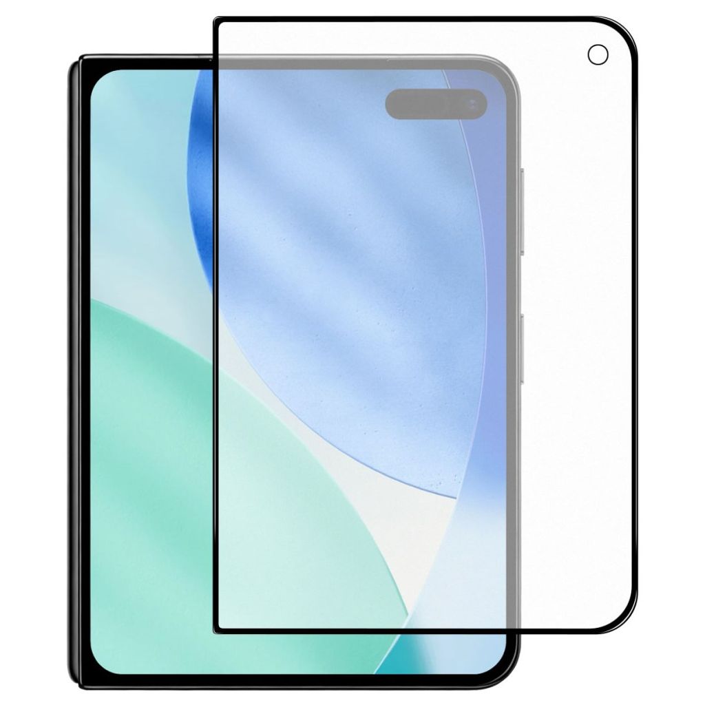 iPhone Fold -näytönsuoja matta karkaistusta lasista - musta