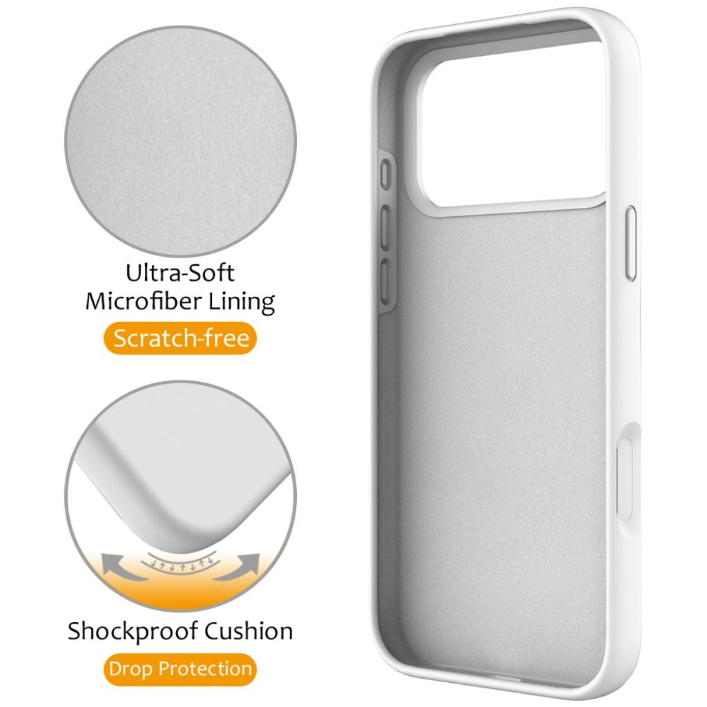 iPhone 17 Pro Max Case MagSafe Kickstand – White