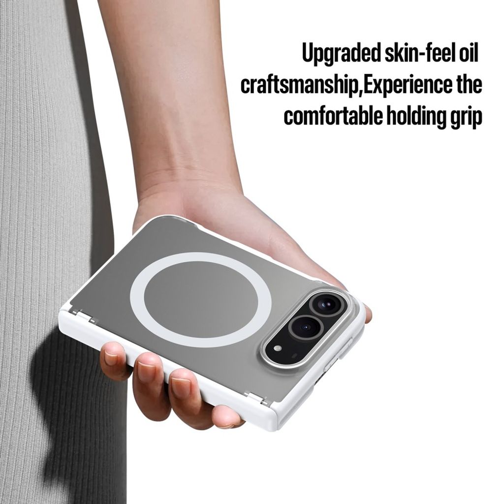 DUX DUCIS iPhone Fold MagSafe Kompatibel Cover - Hvid