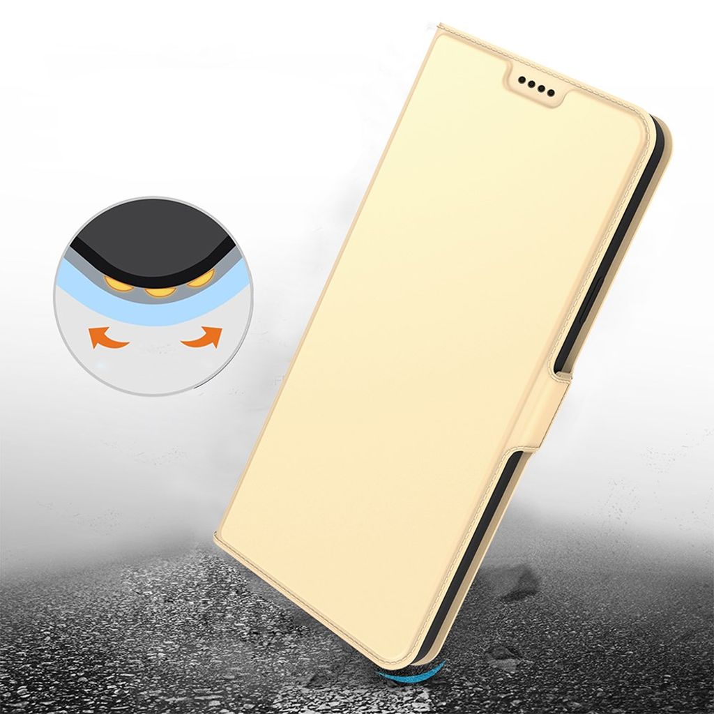 Sony Xperia 1 VII Fodral med Stativ - Guld
