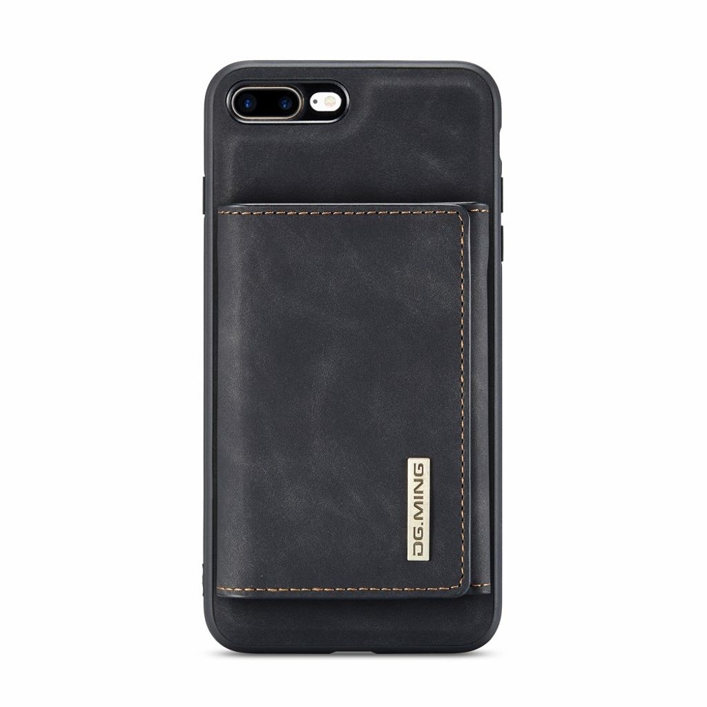 DG.MING iPhone 7 Plus / 8 Plus Cover med Pung - Sort