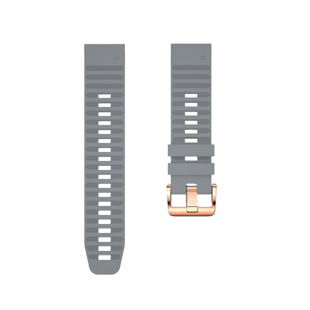 Garmin Fenix ​​7S/6S/5S/Instinct 2S etc. Silicone Watch Band - Grey