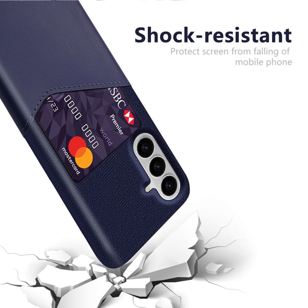 Samsung Galaxy S26 / S26 Pro Skal med Kortfack - Blå