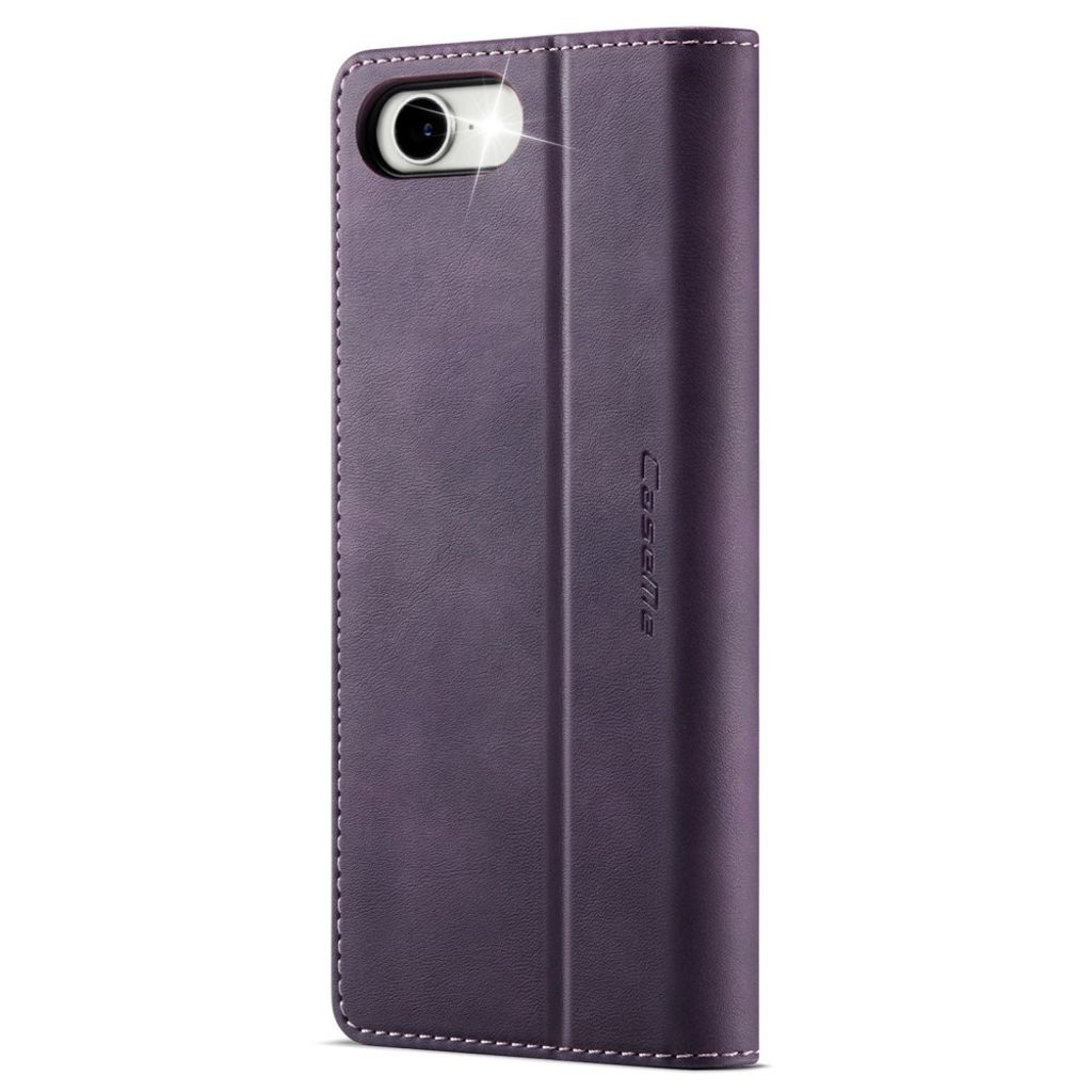 CASEME iPhone 16e Plånboksfodral RFID-blockerande med Stativ – Lila