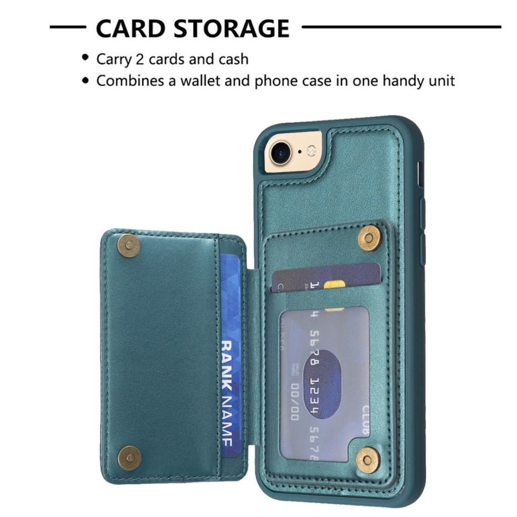 iPhone 6/6s/7/8/SE 2020/2022 Deksel med Stativ - Grønn