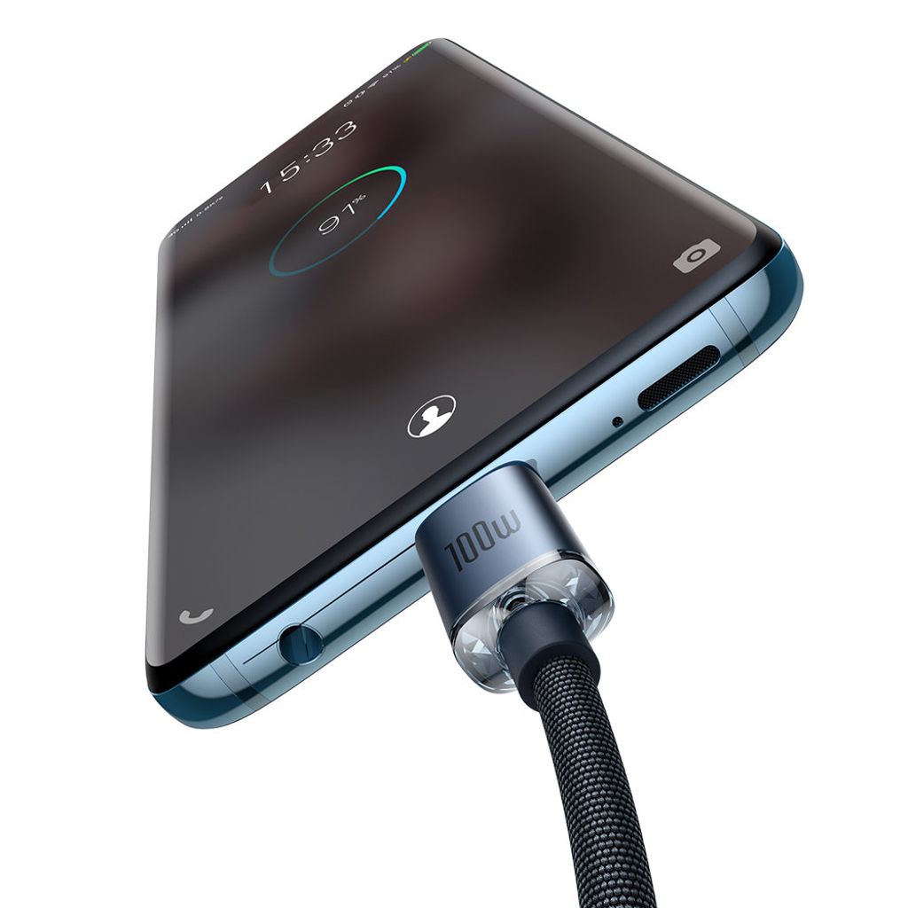 Baseus CAJY000601 USB-C til USB-C PD kabel 100W 1,2m sort