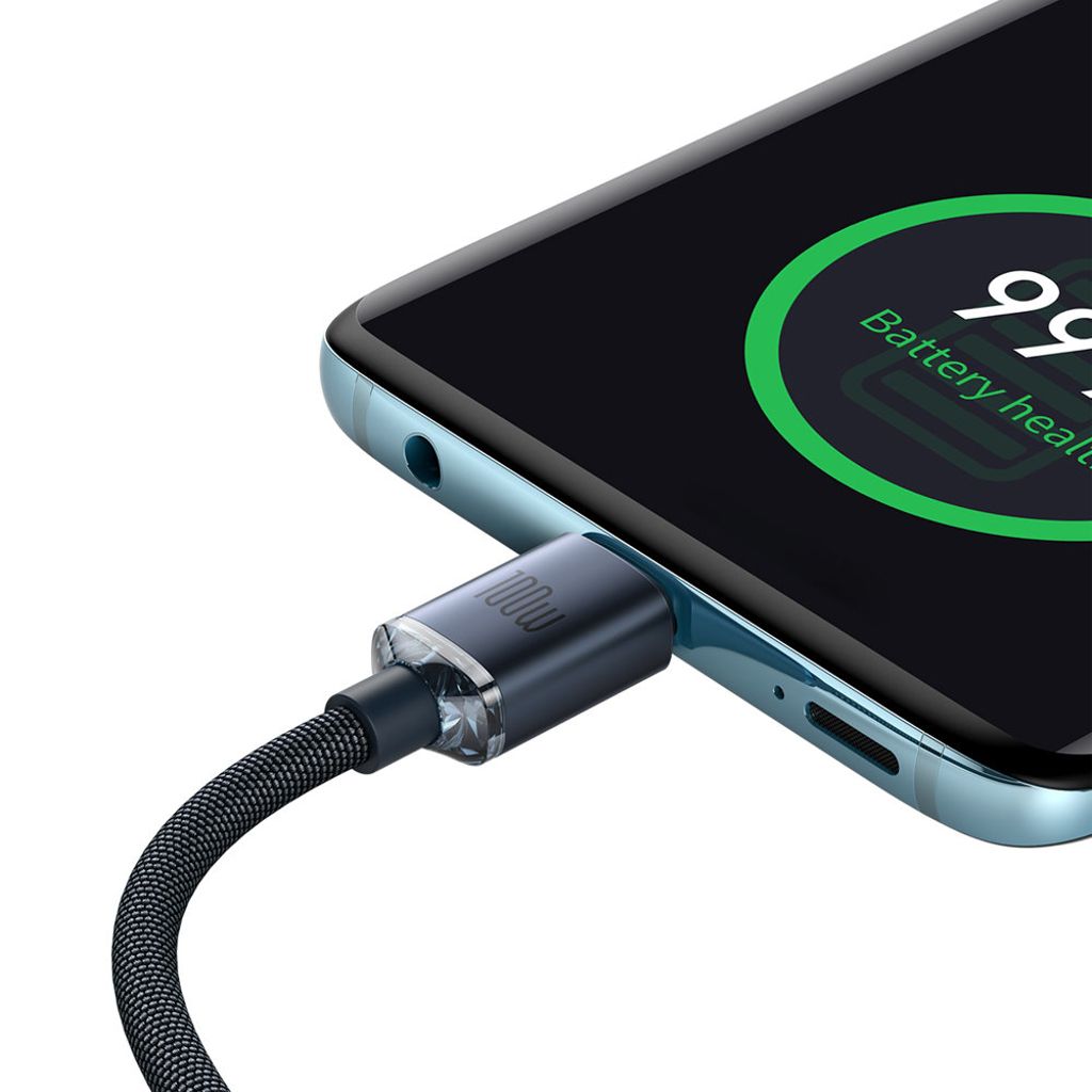 Baseus CAJY000601 USB-C til USB-C PD kabel 100W 1,2m sort