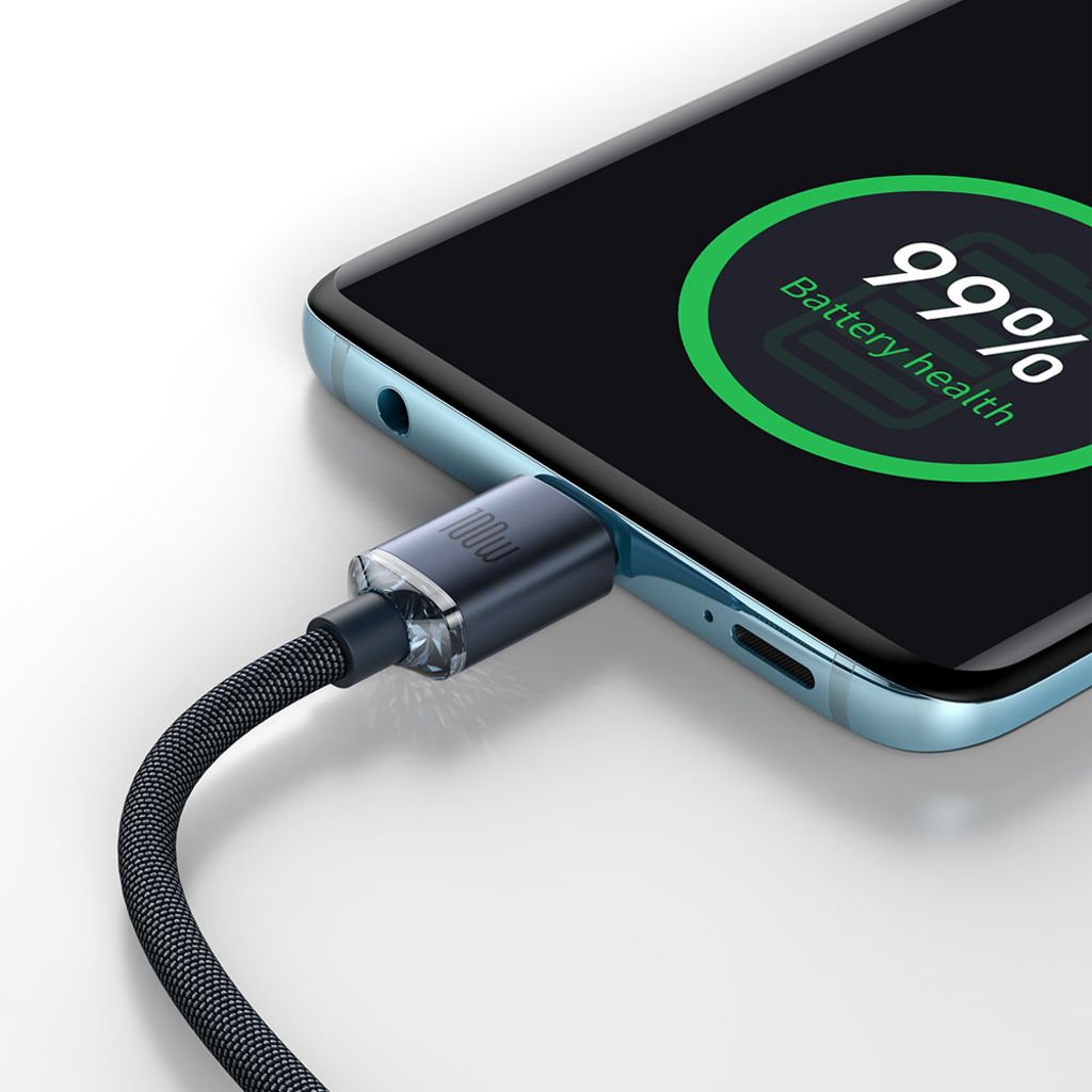 Baseus CAJY000601 USB-C til USB-C PD kabel 100W 1,2m sort