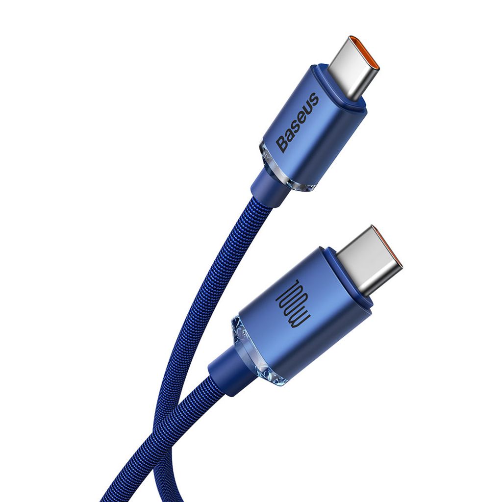Baseus CAJY000603 USB-C til USB-C PD kabel 100W 1.2m – blå