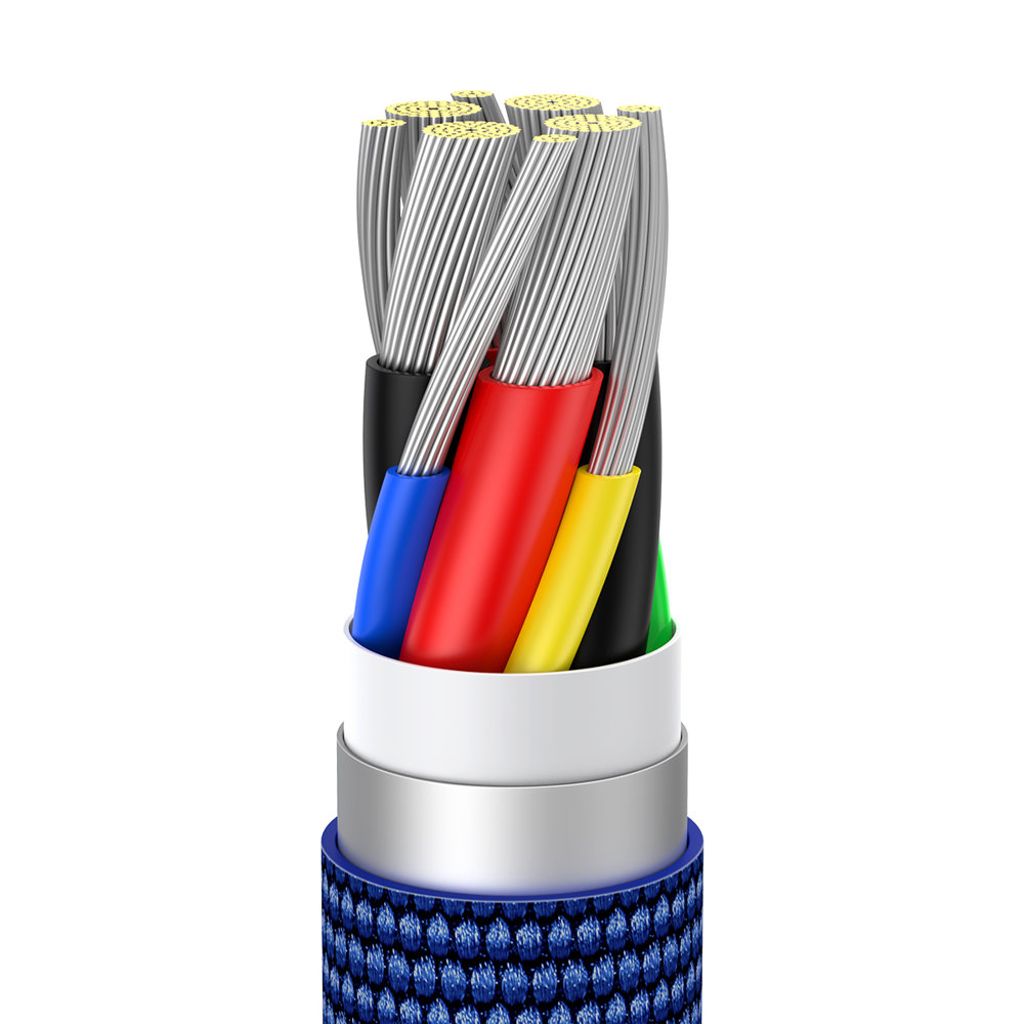 Baseus CAJY000603 USB-C til USB-C PD kabel 100W 1.2m – blå