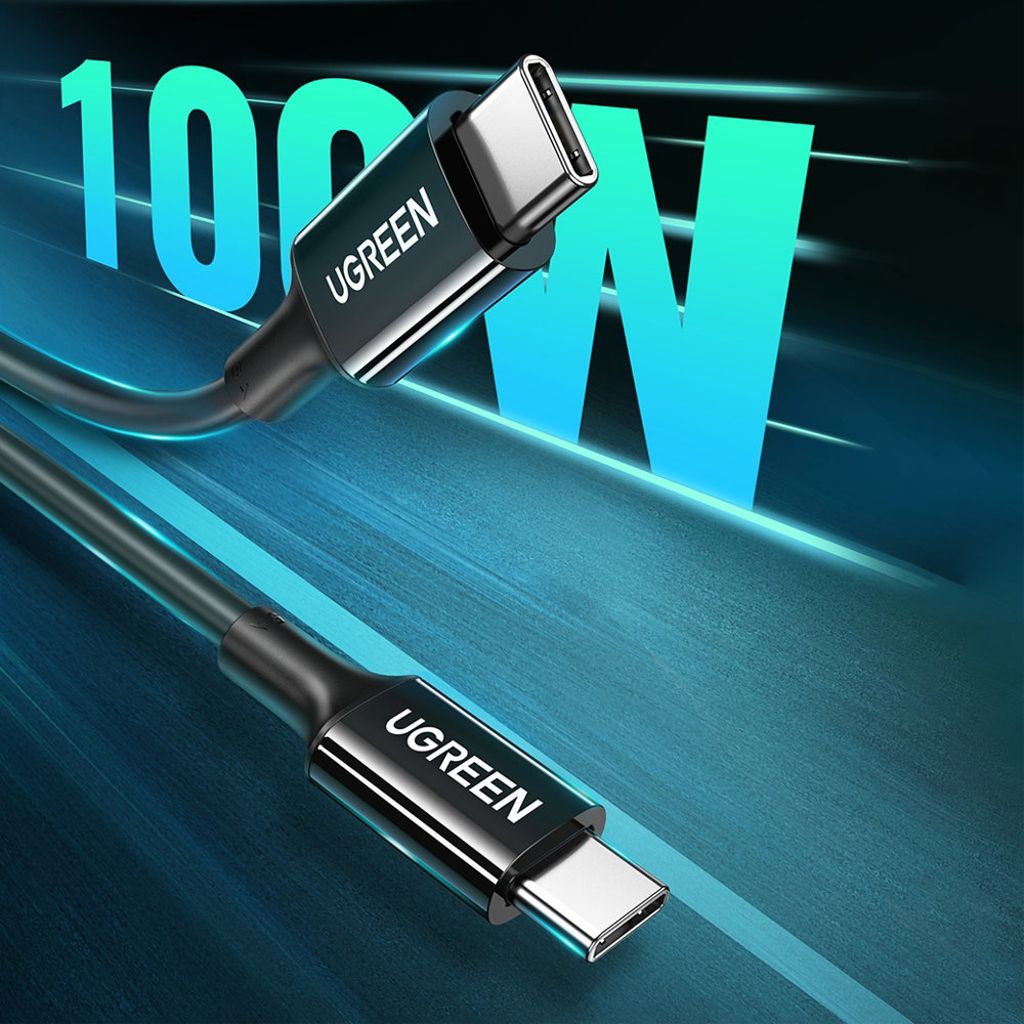 Ugreen USB Type C til Type C kabel 1m hvid (US300)