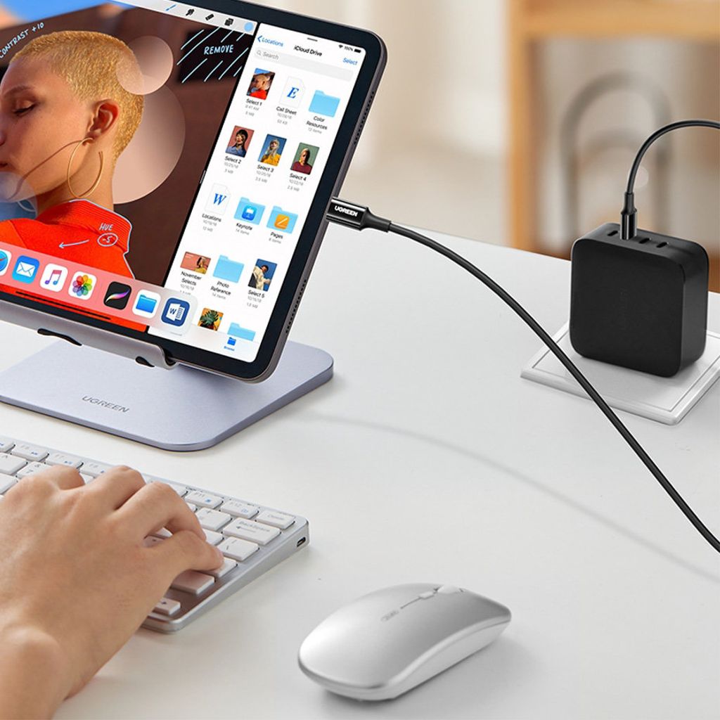 Ugreen USB Type C til Type C kabel 1m hvid (US300)