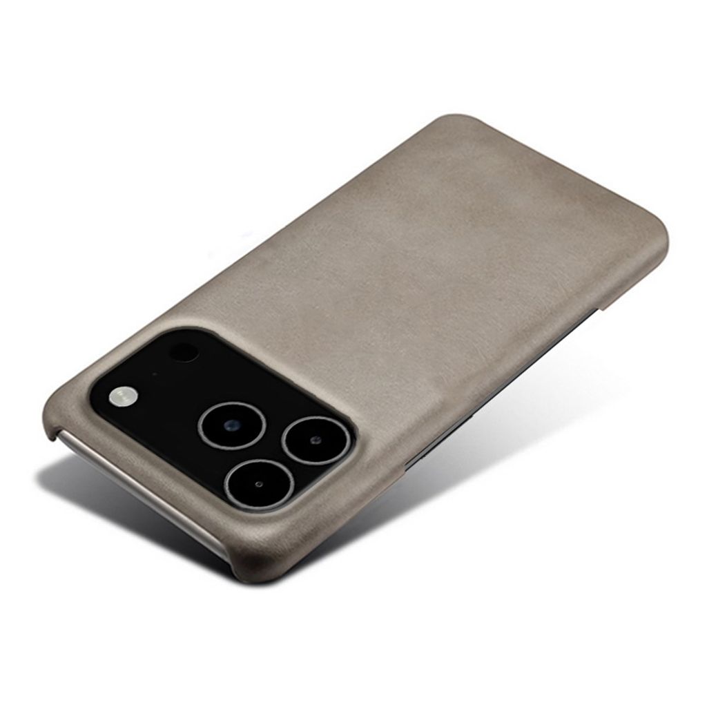 iPhone 18 Pro Max/17 Pro Max Skal i PU-läder - Grå