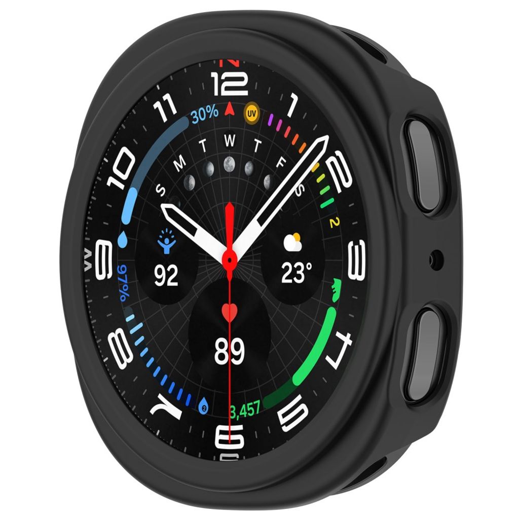 Samsung Galaxy Watch9 44mm Rammedeksel - Svart