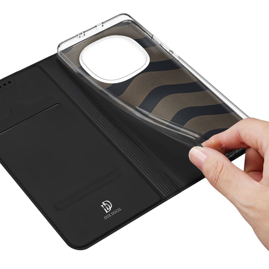 DUX DUCIS Xiaomi Poco M8 5G/Redmi Note 15 Plånboksfodral Korthållare - Svart