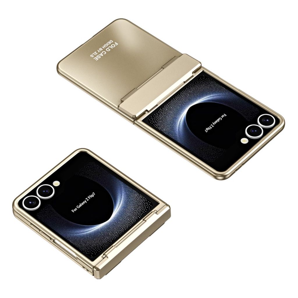 Samsung Galaxy Z Flip7 5G Skal med Skärmskydd - Gul