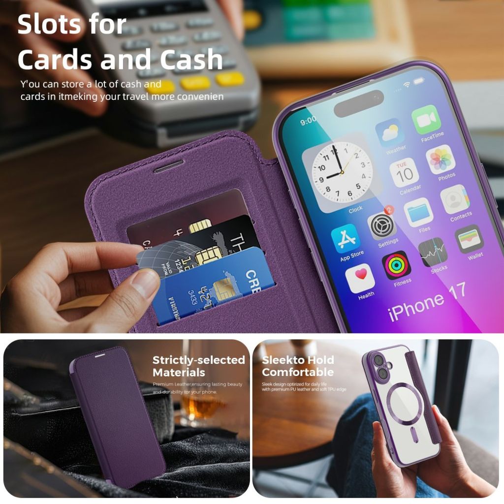 iPhone 17 Cover with MagSafe - Dark Purple