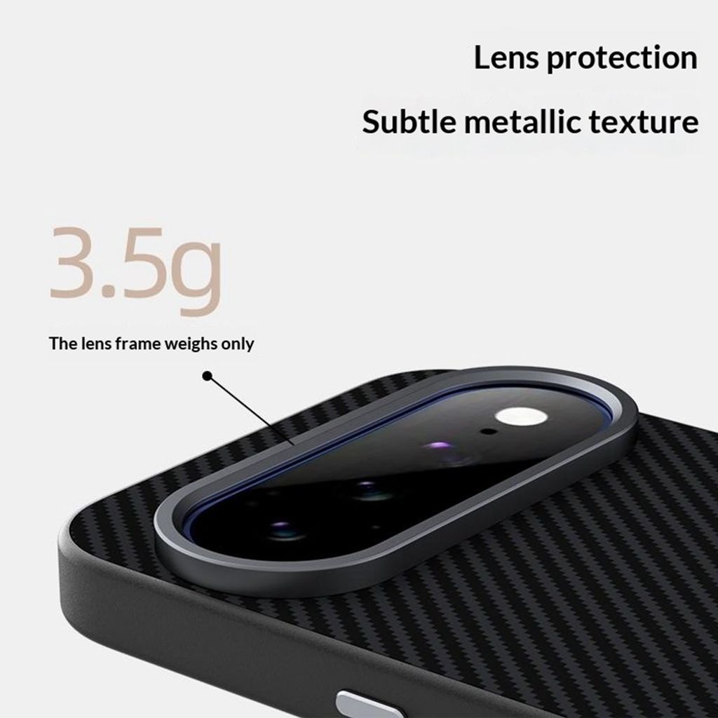 ABEEL Google Pixel 11 MagSafe deksel i karbonfibertekstur - Svart