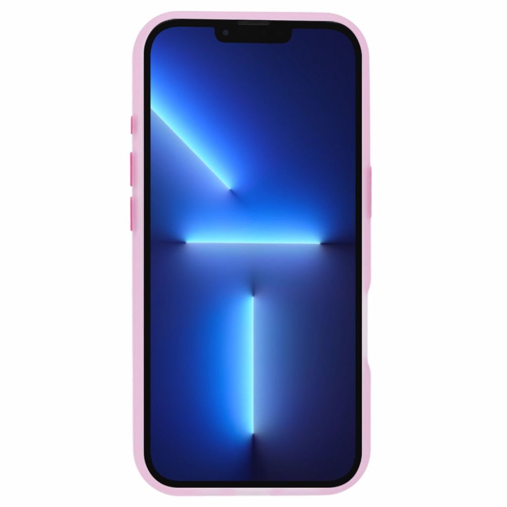 iPhone 13 Pro Max Kuori MagSafe-yhteensopiva TPU Läpinäkyvä - Vaaleanpunainen