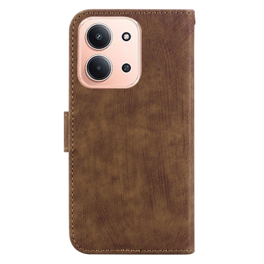 Xiaomi Redmi 15C 5G / 15C 4G Kotelo Jalusta - Ruskea