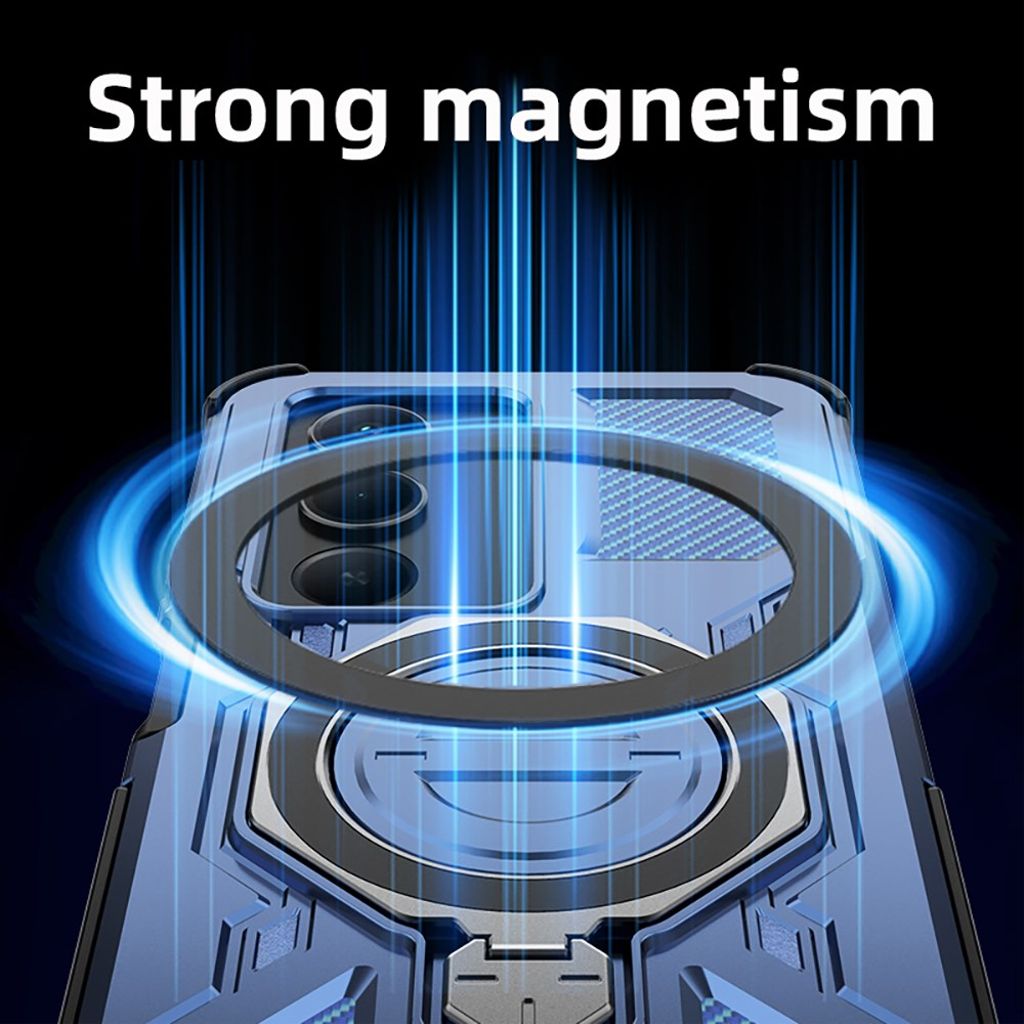 Xiaomi Redmi 15 5G Case with rotating stand - Blue