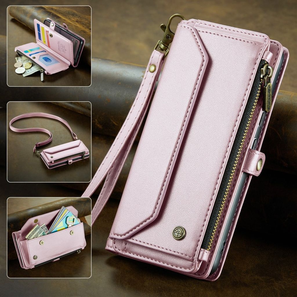 CASEME Google Pixel 10 Pro / Pixel 10 Etui med 10 Kortplads - Lyserød