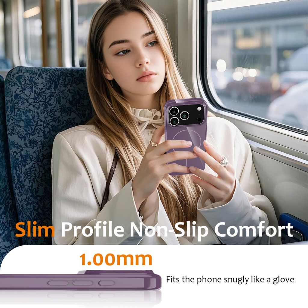 iPhone 17 Pro Case with Carrying strap - Purple
