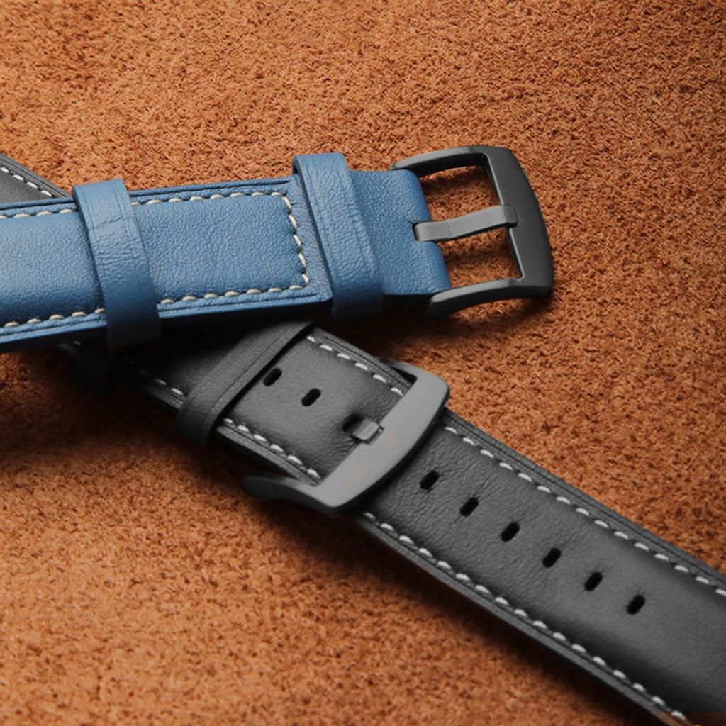 Huawei Watch GT5/GT5 Pro/GT4 46 mm kellonranneke aitoa nahkaa – ruskea