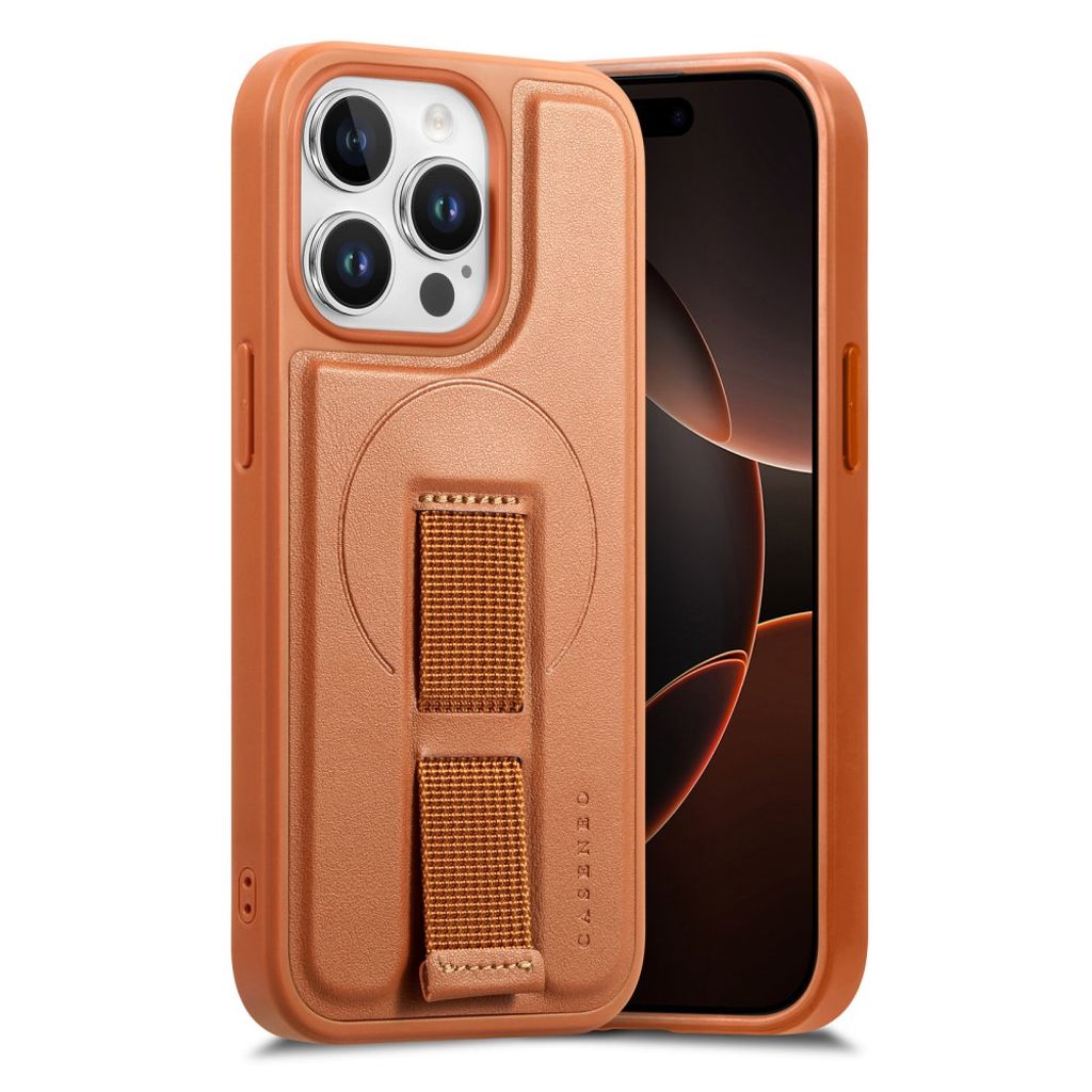 Caseneo iPhone 14 Pro Max MagSafe Case - Brown