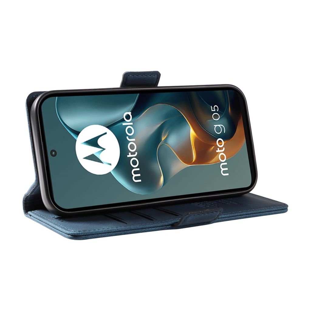 YIKATU Motorola Moto G05 4G Plånboksfodral - Blå