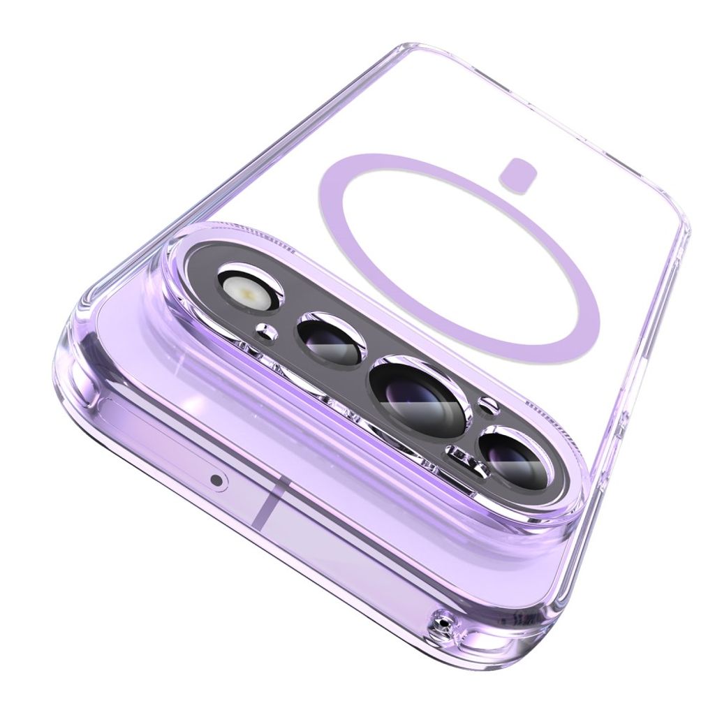 Google Pixel 11 MagSafe Skal - Transparent Lila