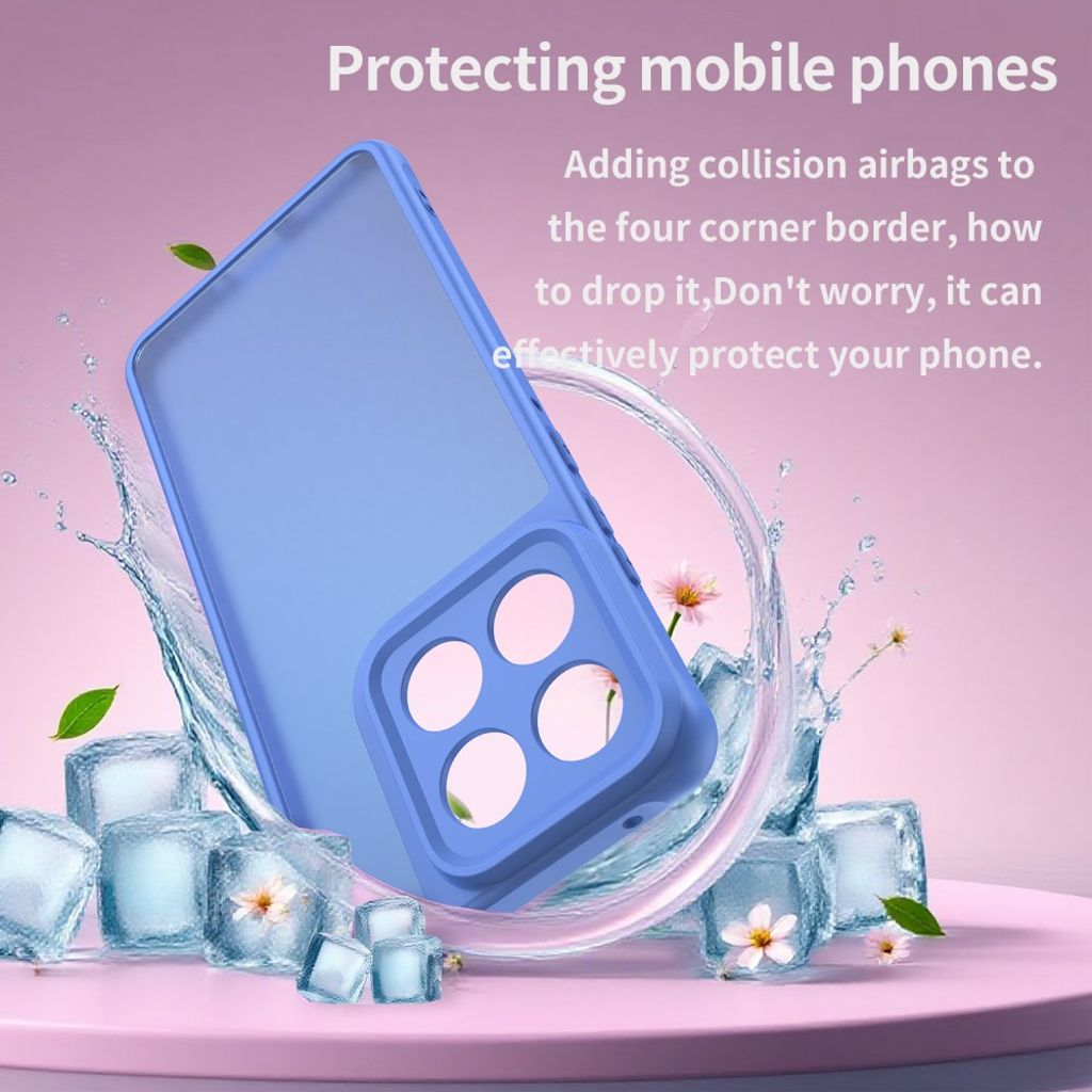 Motorola Edge 70 5G Skal Stötsäker PC/TPU – Ljusblå