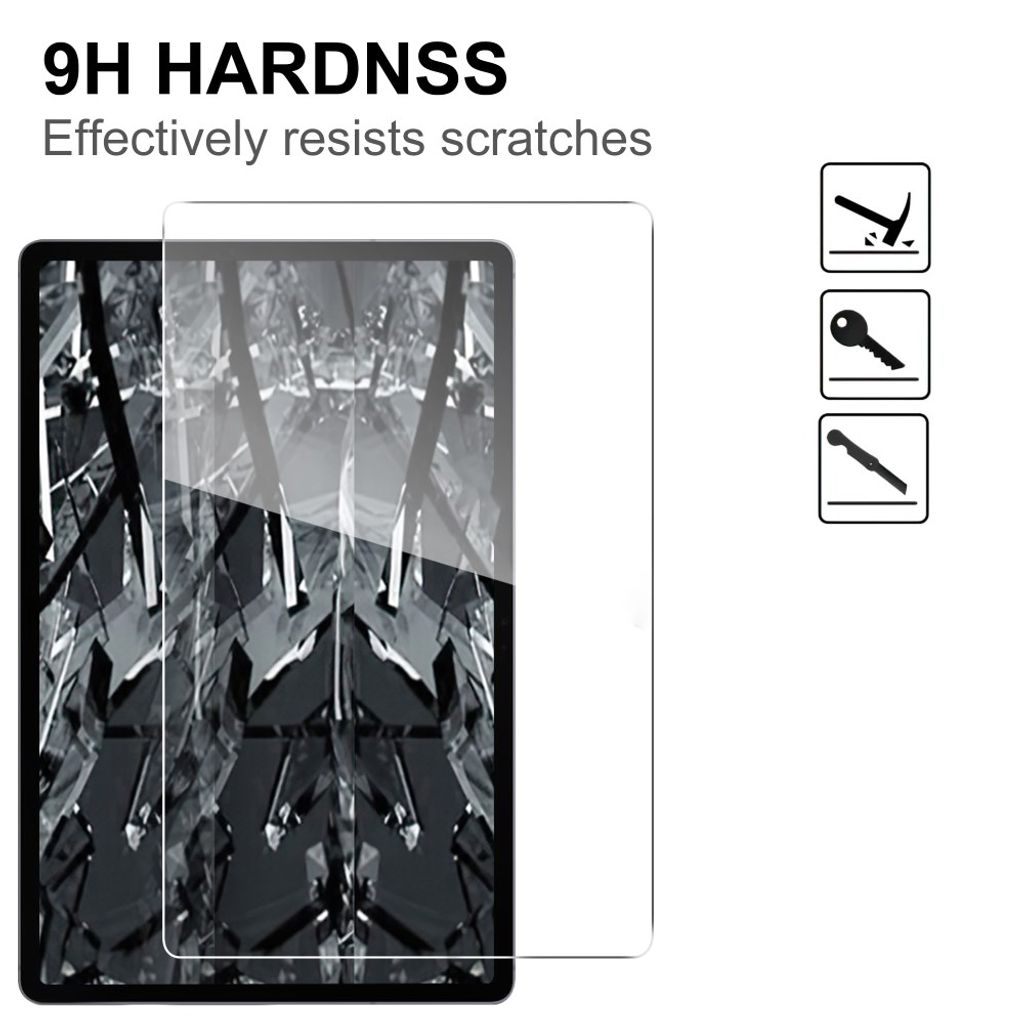 Samsung Galaxy Tab S12 Plus Skärmskydd Härdat Glas - Transparent