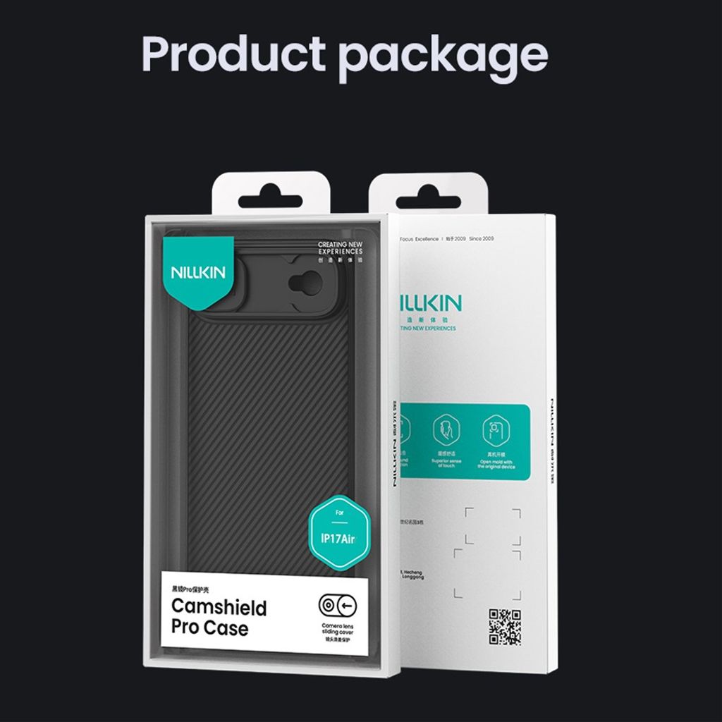 NILLKIN iPhone Air Cover - Sort