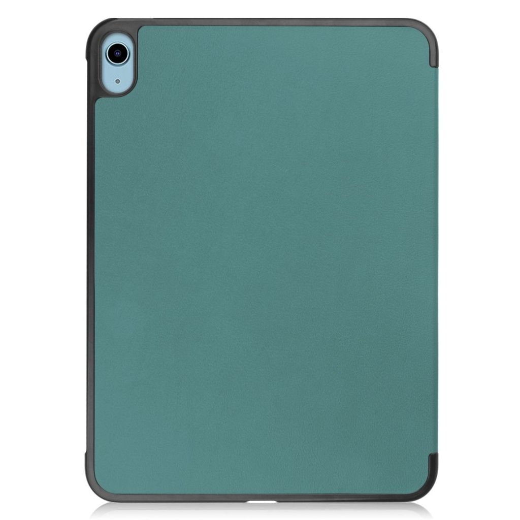iPad A16 11" 2025/10.9" 2024 Tri-fold flip cover i kunstlæder - Grøn