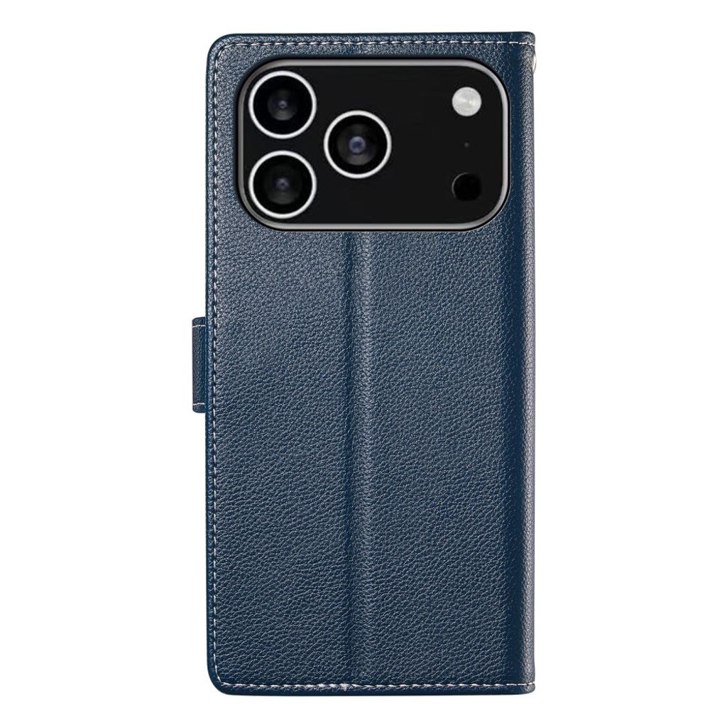 iPhone 18 Pro/17 Pro Lommeboketui - Mørkblå
